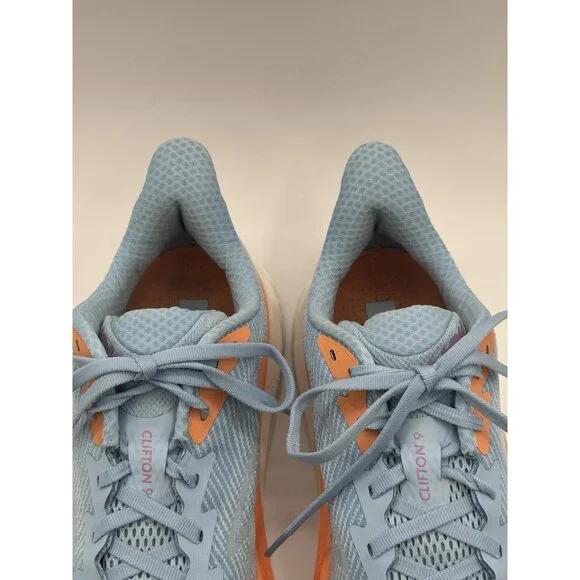 Hoka One One Womens Clifton 9 1127896 ABIW Blue Running Shoes Sneakers Sz 11B - Picture 5 of 15